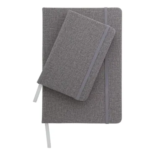 Block Notes A6 con copertina in pelle PU e 80 fogli a righe con elastico e segnapagine