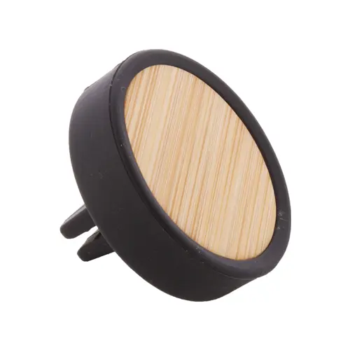 Profumatore auto in silicone con parte frontale in bambù fragranza limone