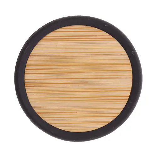 Profumatore auto in silicone con parte frontale in bambù fragranza limone