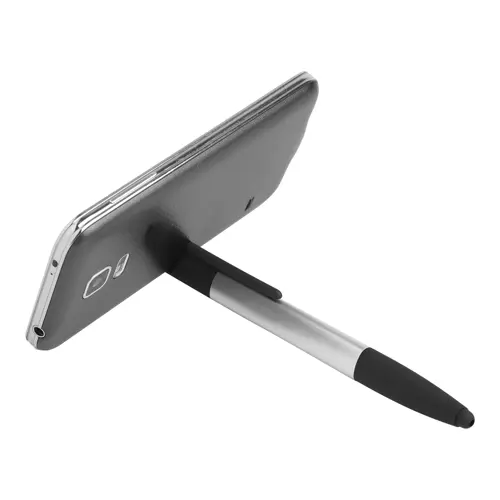 Penna a sfera touch con supporto per cellulare righello pulisci schermo e funzione cacciavite