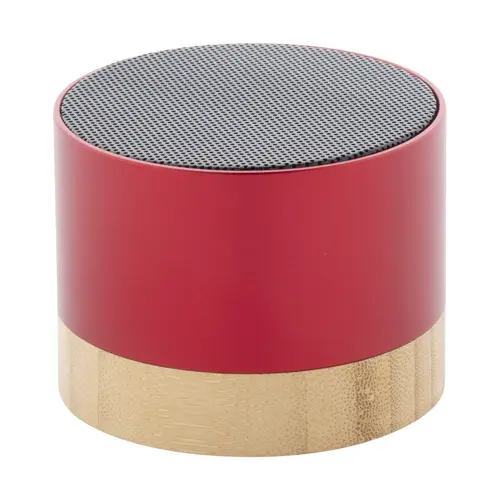 Cassa Bluetooth in alluminio riciclato e bambù con funzione di chiamata in vivavoce