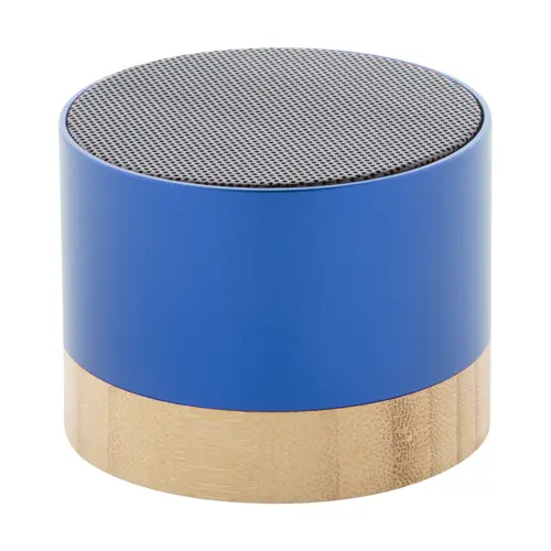 Cassa Bluetooth in alluminio riciclato e bambù con funzione di chiamata in vivavoce