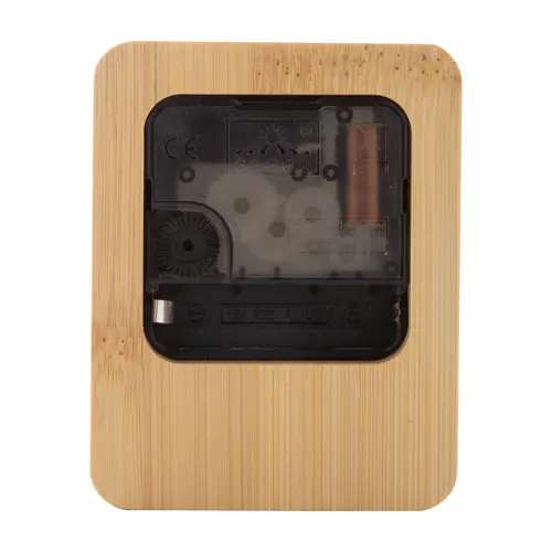 Orologio da tavolo in bambù