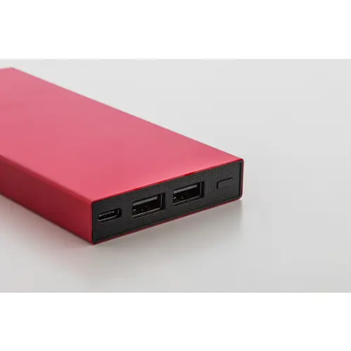 Power bank in alluminio riciclato con porta USB e USB-C da 10000mAh