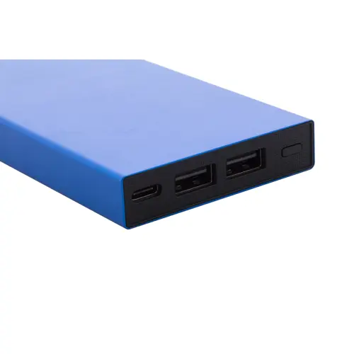 Power bank in alluminio riciclato con porta USB e USB-C da 10000mAh