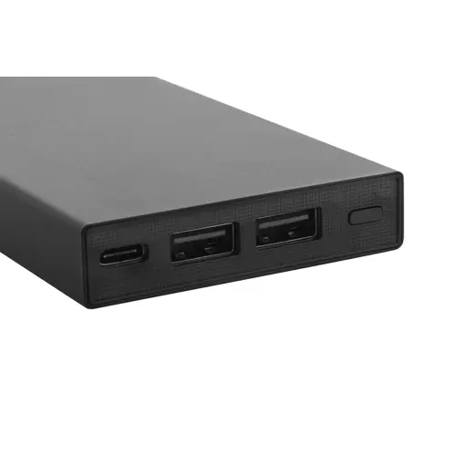 Power bank in alluminio riciclato con porta USB e USB-C da 10000mAh