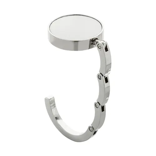 Gancio porta borsa pieghevole in metallo colori assortiti