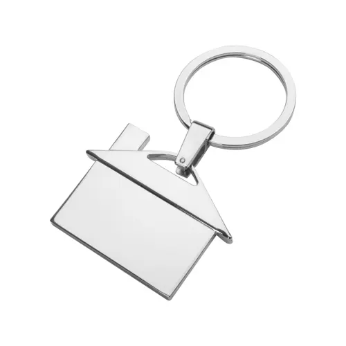 Portachiavi in metallo a forma di casa