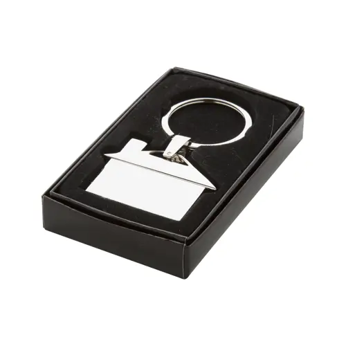 Portachiavi in metallo a forma di casa