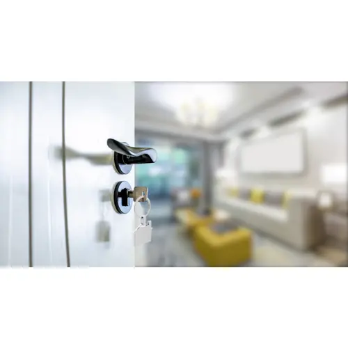 Portachiavi in metallo a forma di casa