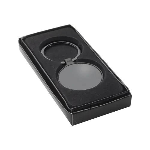 Portachiavi tondo in metallo