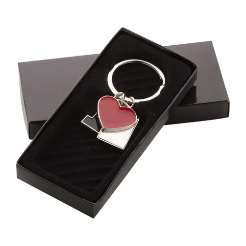 Portachiavi in metallo con ciondoli