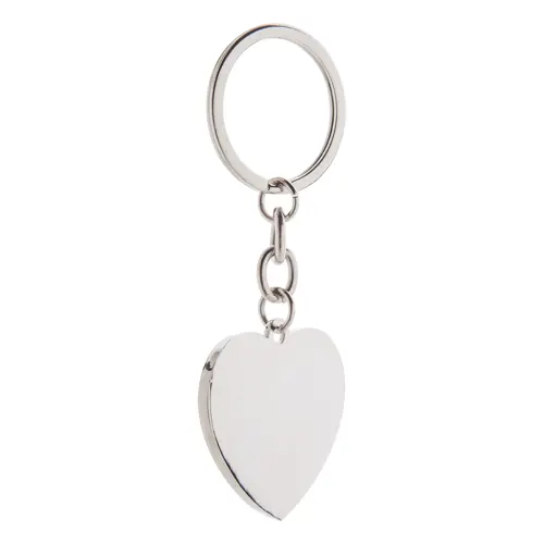Portachiavi in metallo a forma di cuore