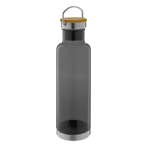 Borraccia in Tritan da 800 ML con fondo inox e coperchio con inserto in bambù