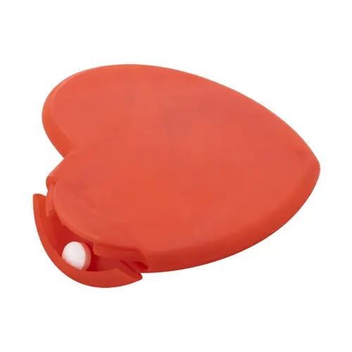 Scatola mentine in plastica a forma di cuore