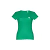 T-shirt da donna colori assortiti a girocollo taglio aderente 100% cotone 150gr