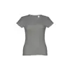 T-shirt da donna colori assortiti a girocollo taglio aderente 100% cotone 150gr