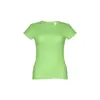 T-shirt da donna colori assortiti a girocollo taglio aderente 100% cotone 150gr