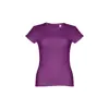 T-shirt da donna colori assortiti a girocollo taglio aderente 100% cotone 150gr