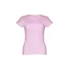 T-shirt da donna colori assortiti a girocollo taglio aderente 100% cotone 150gr