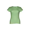 T-shirt da donna colori assortiti a girocollo taglio aderente 100% cotone 150gr