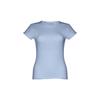 T-shirt da donna colori assortiti a girocollo taglio aderente 100% cotone 150gr