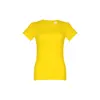 T-shirt da donna colori assortiti a girocollo taglio aderente 100% cotone 190gr