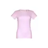 T-shirt da donna colori assortiti a girocollo taglio aderente 100% cotone 190gr