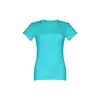 T-shirt da donna colori assortiti a girocollo taglio aderente 100% cotone 190gr