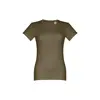 T-shirt da donna colori assortiti a girocollo taglio aderente 100% cotone 190gr