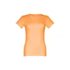 T-shirt da donna colori assortiti a girocollo taglio aderente 100% cotone 190gr