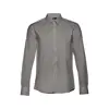 Camicia da uomo a maniche lunghe taglio aderente in cotone e poliammide 115gr