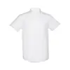 Camicia da uomo bianca a maniche corte da 130gr