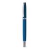 Penna roller in alluminio disponibile in vari colori con cappuccio e refill blu