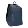 Zaino porta pc da 16” in PU con cerniera riflettente e idrorepellente con aggancio trolley
