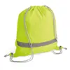 Sacca in poliestere con dettagli riflettenti per alta visibilità e con chiusura a coulisse da 210D 35X40cm