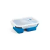 Porta pranzo pieghevole in PP da 480 e 760 ml include 1 posata 2in1