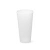 Bicchiere riutilizzabile in plastica con finitura opaca 550ml