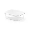Porta pranzo ermetico in vetro borosilicato con coperchio in PP da 1000ml