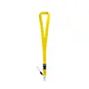 Lanyard in poliestere con moschettone