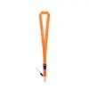 Lanyard in poliestere con moschettone