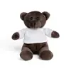 Peluche a forma di orsetto con t-shirt personalizzabile da 120mm
