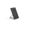 Power bank magnetico da 5.000 mAh in ABS riciclato con caricatore wireless superveloce e anello di supporto