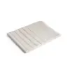 Telo mare bicolore con frange in cotone riciclato 100x180cm da 260gr prodotto in UE 