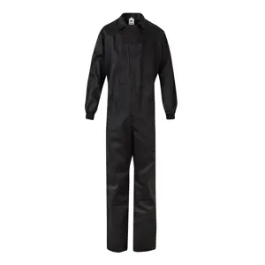 Tuta da lavoro Velilla con zip centrale multitasca in twill di cotone e poliestere 200gr