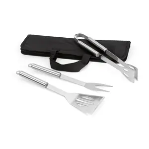 Utensili per il barbecue in acciaio inox