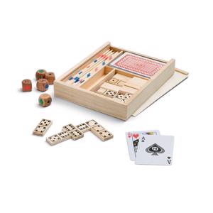 Set di giochi 4 in 1 in scatola di legno