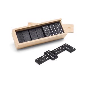Gioco del domino in scatola di legno