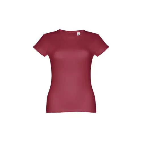 T-shirt da donna colori assortiti a girocollo taglio aderente 100% cotone 150gr