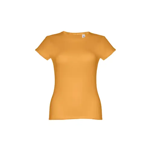 T-shirt da donna colori assortiti a girocollo taglio aderente 100% cotone 150gr